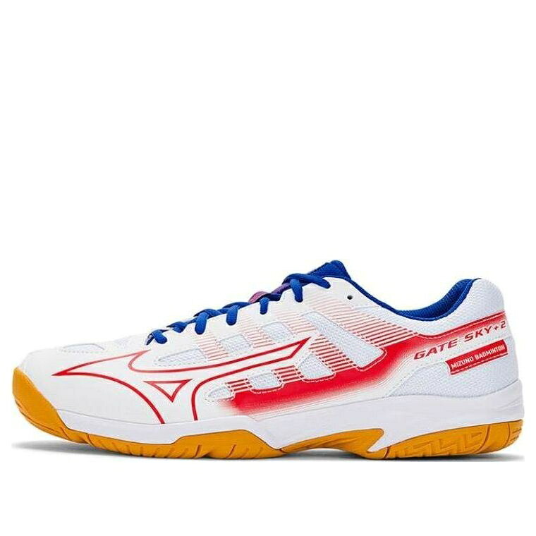 ミズノ 天の原 青み 青色 白いこと 白いこと 橙 オレンジ色 \u0027WHITE ORANGE\u0027 スニーカー メンズ MIZUNO GATE SKY PLUS II BLUE 71GA224003 / WHITE BLUE ORANGE