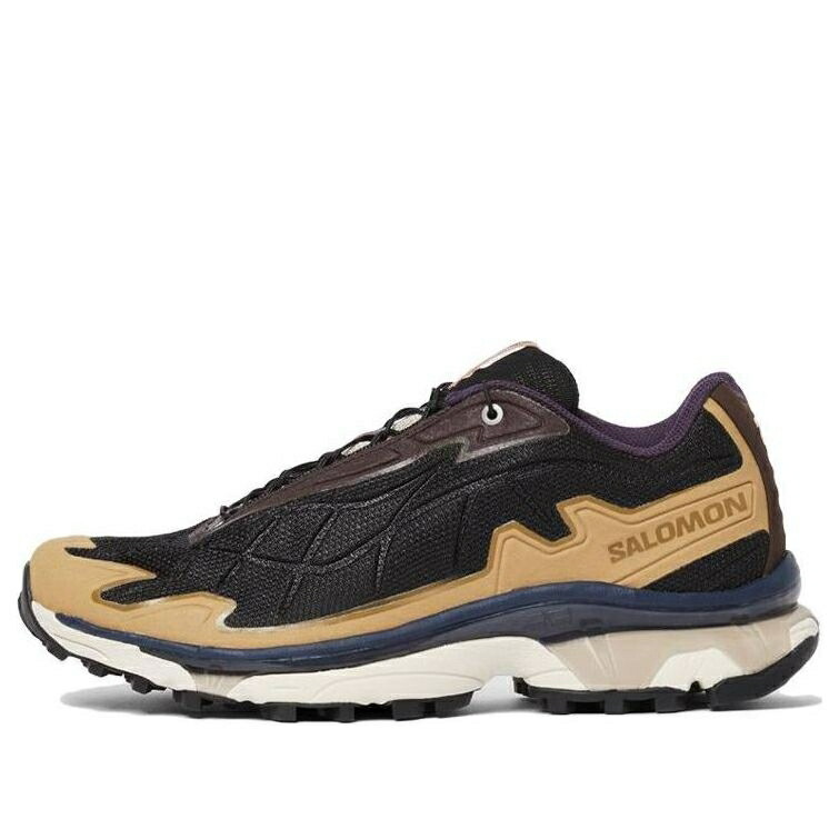 サロモン 黒いこと 黒いこと 赤銅色 赤銅色 \u0027BLACK BROWN\u0027 スニーカー メンズ SALOMON X WOOD XT-SLATE 472564 / BLACK BROWN