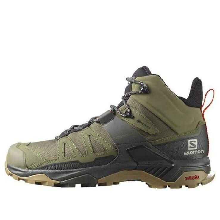 サロモン ウルトラ ミッド 緑 緑であること \u0027OILVE GREEN\u0027 スニーカー メンズ SALOMON X ULTRA 4 MID GTX 417399 / OILVE GREEN