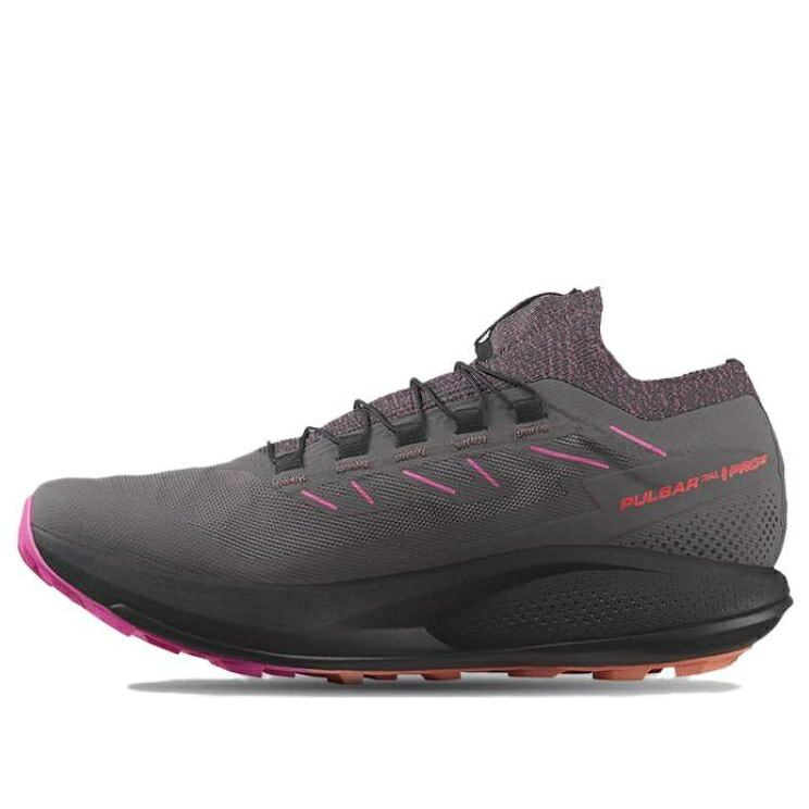 サロモン プロ 灰色 グレー 黒色 ブラック 'DARK KITTEN' スニーカー レディース SALOMON (WMNS) PULSAR TRAIL PRO 2 GREY PLUM 473853 / DARK GREY PLUM KITTEN BLACK