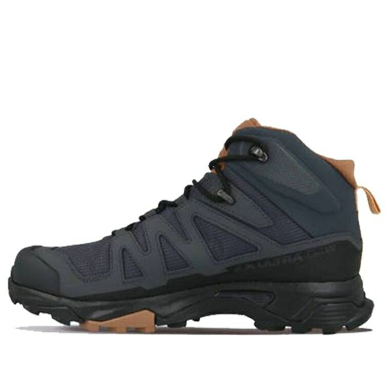 サロモン ウルトラ ミッド 青色 ブルー 黒色 ブラック BLACK BROWN スニーカー レディース SALOMON (WMNS) X ULTRA 4 MID GTX W 412956 / DARK BLUE BLACK