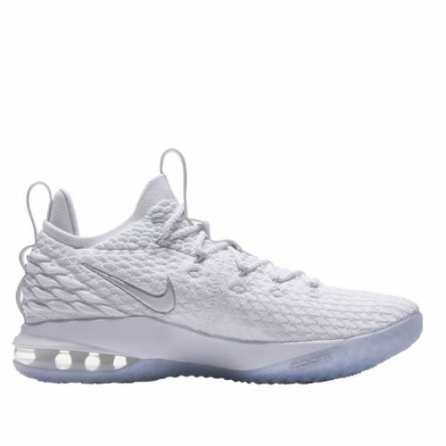ナイキ ホワイト カジュアル ファッション White スニーカー ナイキ レブロン バスケットボール 白色 ホワイト Metallic スニーカー メンズ Nike Lebron 15 Low Basketball Shoes Sneakers White Metallic スニケス