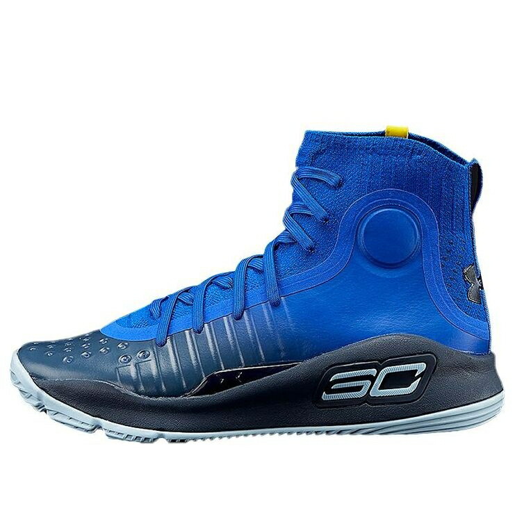 カリー ミッド 青色 ブルー アンダーアーマー GSW ジュニア キッズ UNDER ARMOUR (GS) UNDER ARMOUR CURRY 4 MID 1295995-402 / ROYAL BLUE DARK BLUE ベビー マタニティ スニーカー