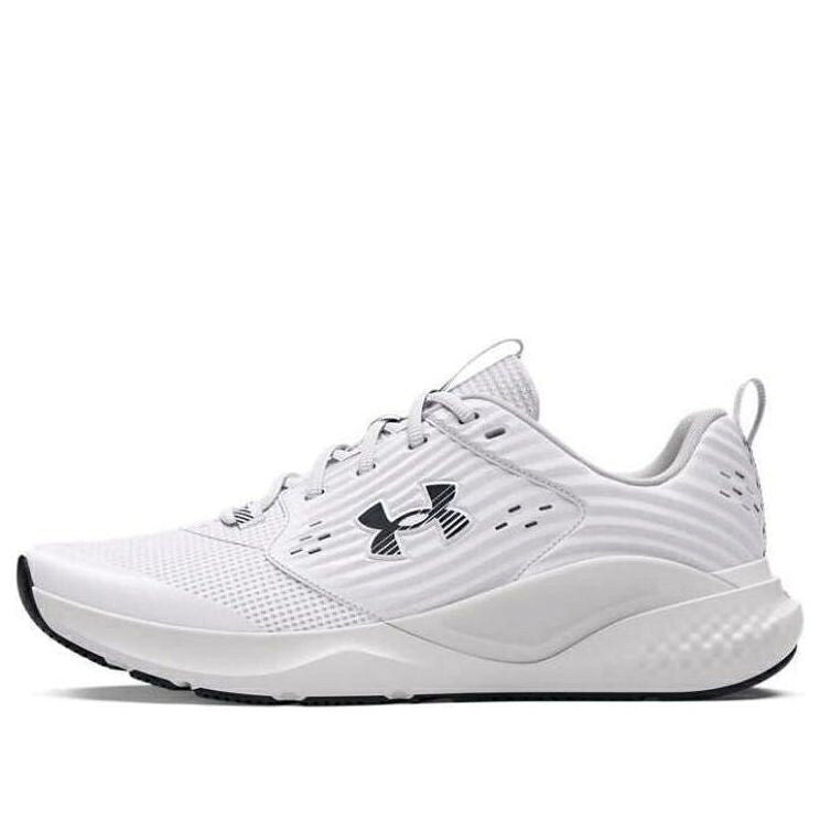 白いこと 白いこと 薄墨色 薄墨色 黒いこと 黒いこと アンダーアーマー \u0027WHITE GREY\u0027 スニーカー レディース UNDER ARMOUR (WMNS) UNDER ARMOUR CHARGED COMMIT 4 DISTANT 3026728-100 / WHITE DISTANT GREY BLACK