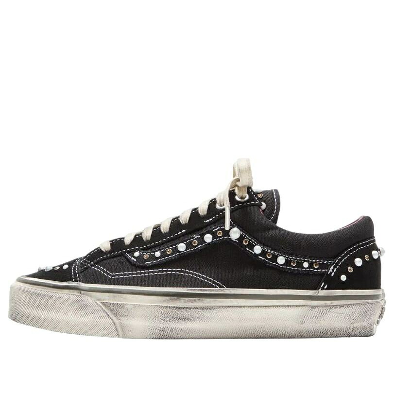 ヴァンズ バンズ 黒色 ブラック オールドスクール 'PEARLIZED BLACK' スニーカー メンズ VANS OTW OLD SKOOL 36 PACK VN000S52BLK / BLACK｜スニケス 105,500円