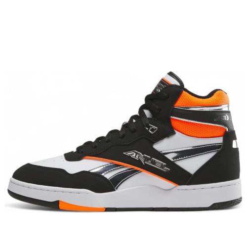 リーボック ミッド 白色 ホワイト 黒色 ブラック 'BLACK CHROME' スニーカー メンズ REEBOK X ANUEL AA BB 4000 II MID RETRO WHITE 100239410 / BLACK WHITE CHROME|スニケス