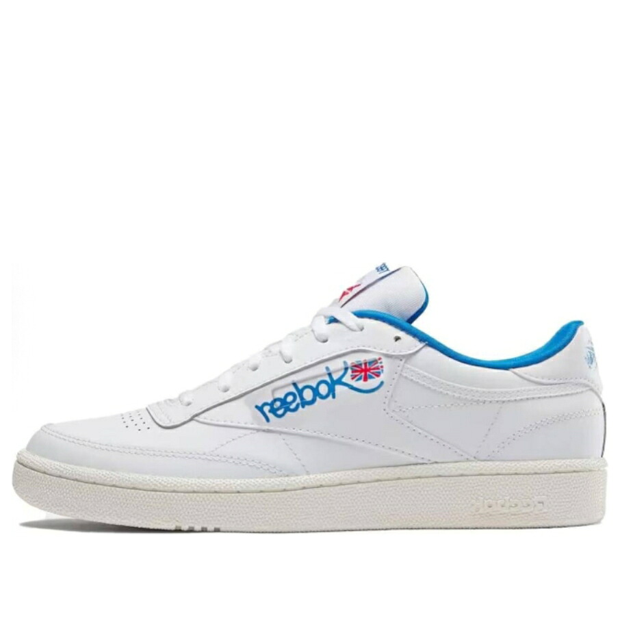 リーボック クラブ 白色 ホワイト 青色 ブルー 'WHITE BLUE' スニーカー メンズ REEBOK CLUB C 85 100074476 / WHITE BLUE｜スニケス