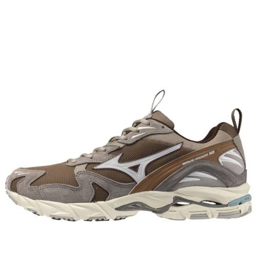 ミズノ 縮くれる ウェイブ 白いこと 白いこと \u0027FOSSIL THRUSH\u0027 スニーカー メンズ MIZUNO WAVE RIDER 10 WHITE D1GA247108 / FOSSIL WHITE THRUSH スニーカー-靴