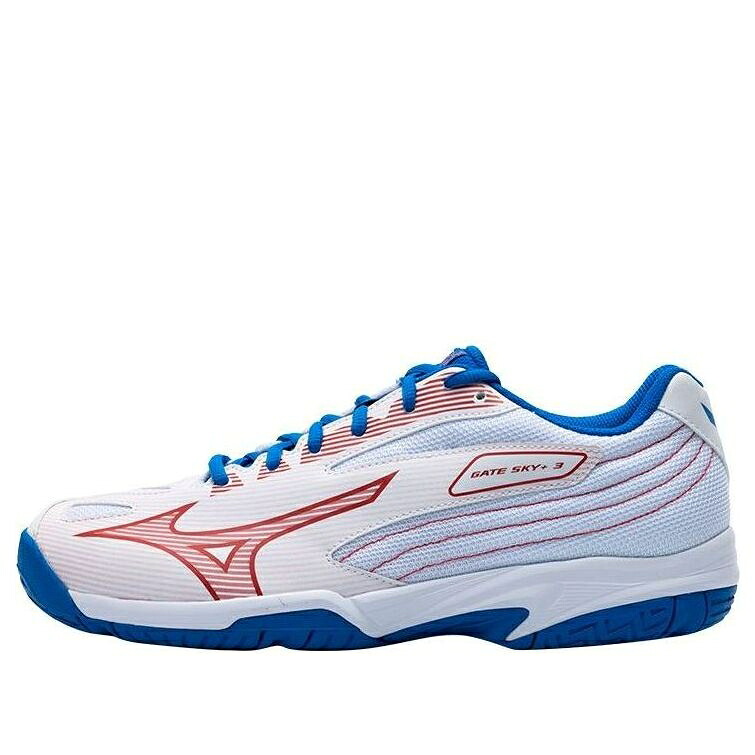 ミズノ 天の原 青味 青み 白いこと 白いこと 赤 赤いこと \u0027WHITE RED\u0027 スニーカー メンズ MIZUNO GATE SKY PLUS 3 BLUE 71GA234009 / WHITE RED BLUE
