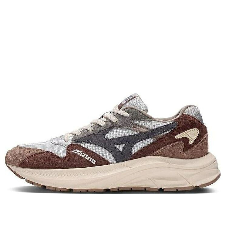 ミズノ 茶色 ブラウン 白色 ホワイト 灰色 グレー 'BROWN' スニーカー メンズ MIZUNO PI RETRO LOW D1GH2323-03 / BROWN WHITE GREY|スニケス