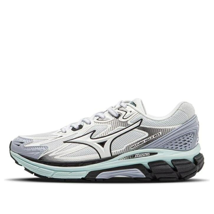 ミズノ 灰色 グレー 白色 ホワイト 青色 ブルー 'WHITE BLUE' スニーカー メンズ MIZUNO HALO MIX LIGHT GREY D1GH240814 / WHITE LIGHT GREY BLUE｜スニケス 35,230円