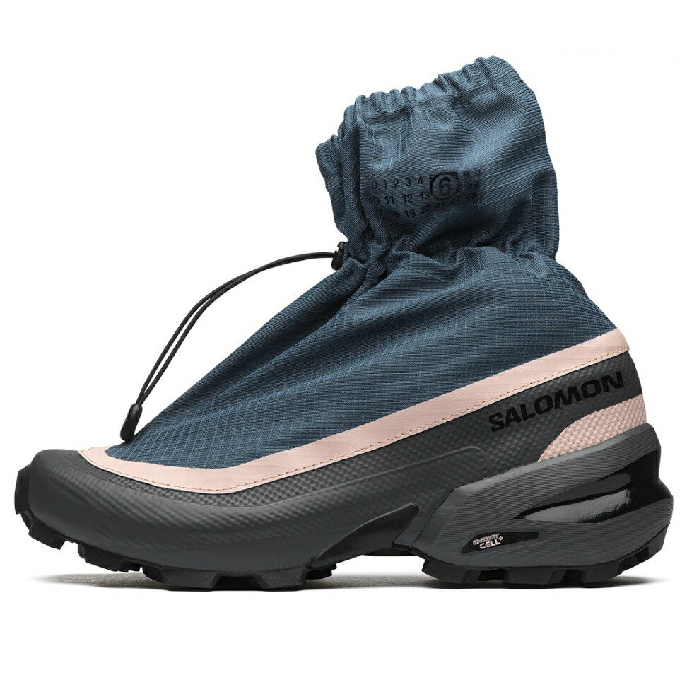 サロモン ミッド 青色 ブルー ピンク 灰色 グレー 'BLUE' スニーカー メンズ SALOMON X MM6 MAISON MARGIELA CROSS MID 474067 / L47406700 BLUE PINK GREY 120,700円