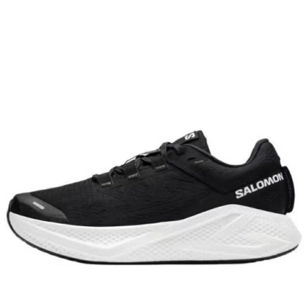 サロモン グライド 黒色 ブラック 白色 ホワイト BLACK WHITE スニーカー メンズ SALOMON AERO GLIDE 3 477567 / BLACK WHITE