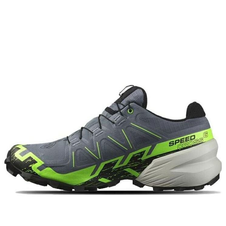 サロモン 薄墨色 薄墨色 薄墨色 緑 緑であること \u0027GREY GREEN\u0027 スニーカー メンズ SALOMON SPEEDCROSS 6 473019 / GRAY GREEN