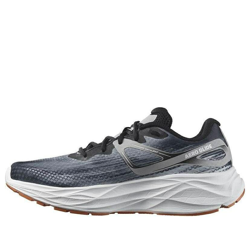 サロモン グライド 黒色 ブラック ゴールド 'BLACK ALLOY' スニーカー メンズ SALOMON AERO GLIDE 472108 / L47210800 BLACK ALLOY CORAL GOLD