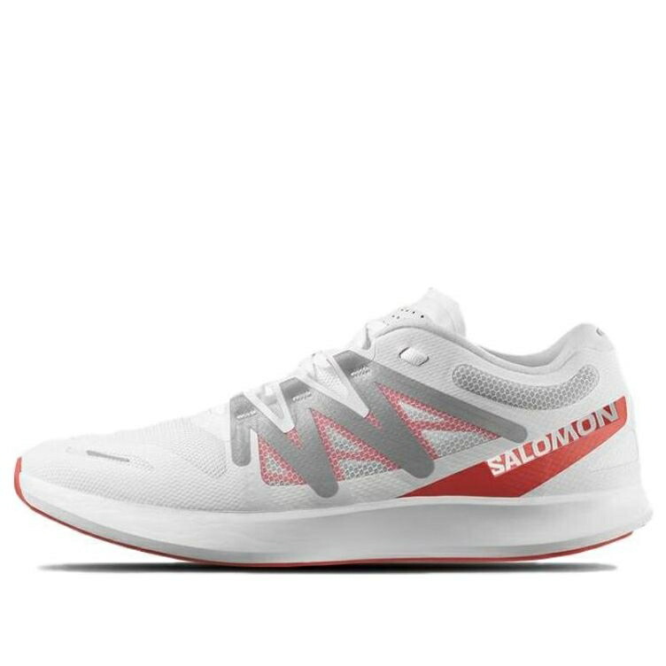 サロモン ライト 白色 ホワイト 赤 レッド 灰色 グレー グレイ  GREY スニーカー メンズ SALOMON PHANTASM LITE 2 WHITE RED 472306 / WHITE RED GRAY