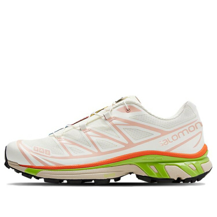 サロモン 白色 ホワイト ピンク VANILLA GREEN スニーカー メンズ SALOMON XT-6 WHITE PINK 471478 / WHITE PINK