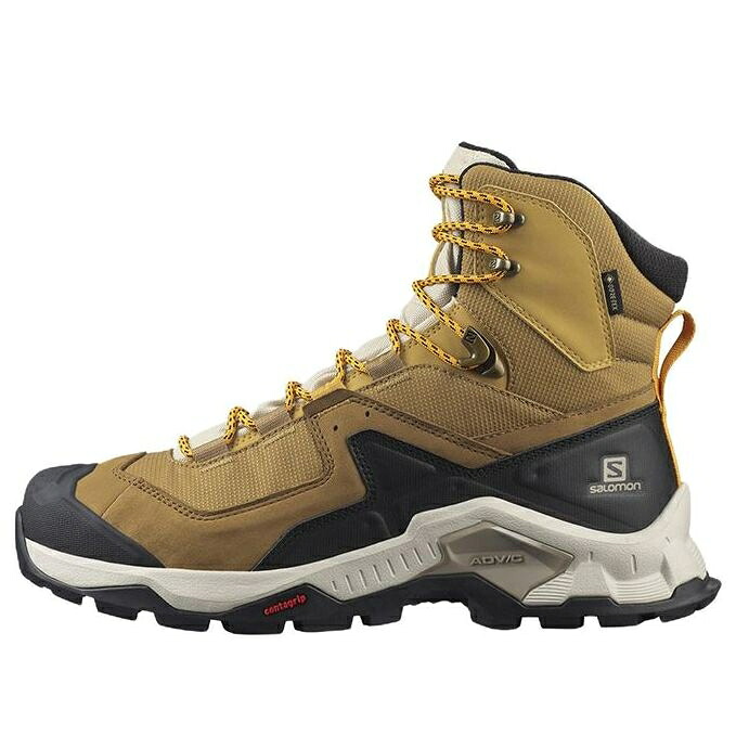 サロモン エレメント ゴアテックス 黒色 ブラック 黄色 イエロー 'BROWN BLACK' スニーカー メンズ SALOMON QUEST ELEMENT GORE-TEX 414573 / BLACK YELLOW