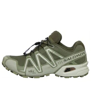 サロモン ゴアテックス 緑 緑であること ディープ \u0027DEEP ICICLE\u0027 スニーカー メンズ SALOMON SPEEDCROSS 3 GORE-TEX LICHEN GREEN TEA 476846 / DEEP LICHEN GREEN TEA ICICLE