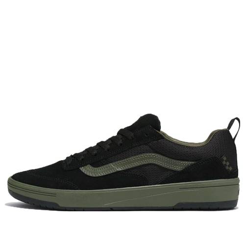 ヴァンズ バンズ 黒色 ブラック 緑 グリーン 'FATIGUE BLACK' スニーカー メンズ VANS ZAHBA VN0007QQFTB / BLACK GREEN