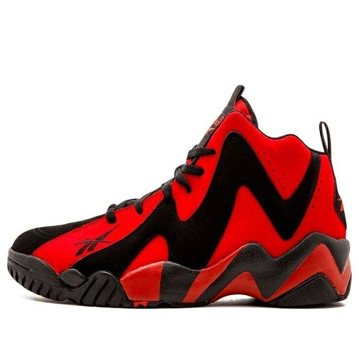 リーボック ミッド 黒色 ブラック 'BLACKFLASH RED' スニーカー メンズ REEBOK HURRIKAZE 2 MID V44410 / BLACK