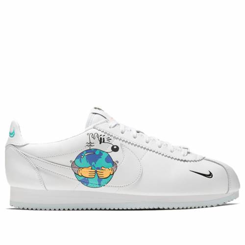 新しい季節 コルテッツ ナイキ 白色 Tintblack Crimsonmelon Hyper White Sneakers Shoes Running Marathon Qs Flyleather Cortez