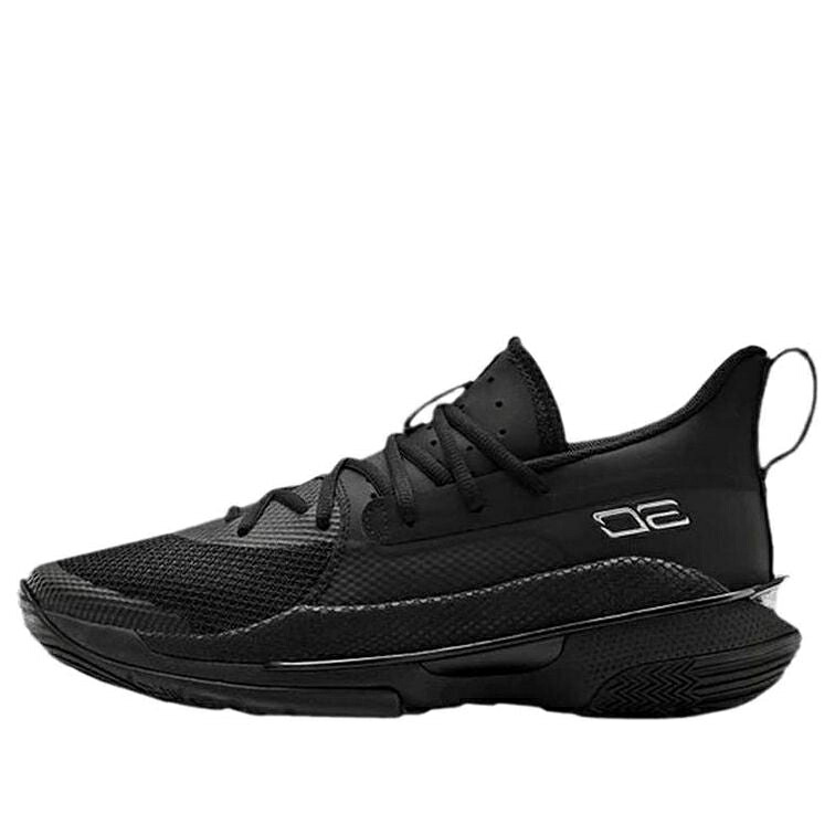 カリー 黒色 ブラック 銀色 シルバー アンダーアーマー 'TEAM BLACK' スニーカー メンズ UNDER ARMOUR UNDER ARMOUR CURRY 7 3023838-005 / BLACK METALLIC SILVER|スニケス