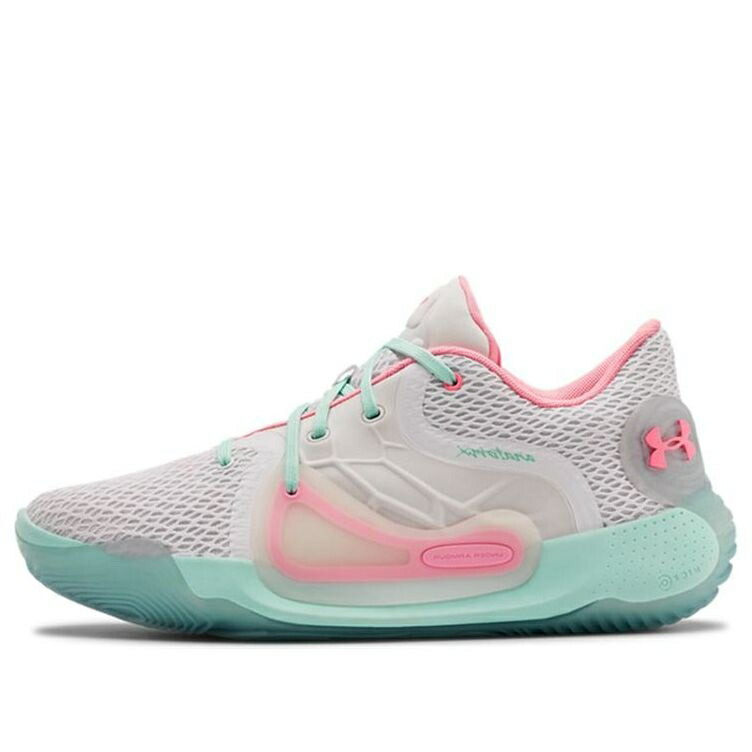 白いこと 白いこと サクラ色 緑 緑であること アンダーアーマー \u0027WHITE PINK\u0027 スニーカー メンズ UNDER ARMOUR UNDER ARMOUR ANATOMIX SPAWN 2 3022626-104 / WHITE PINK GREEN