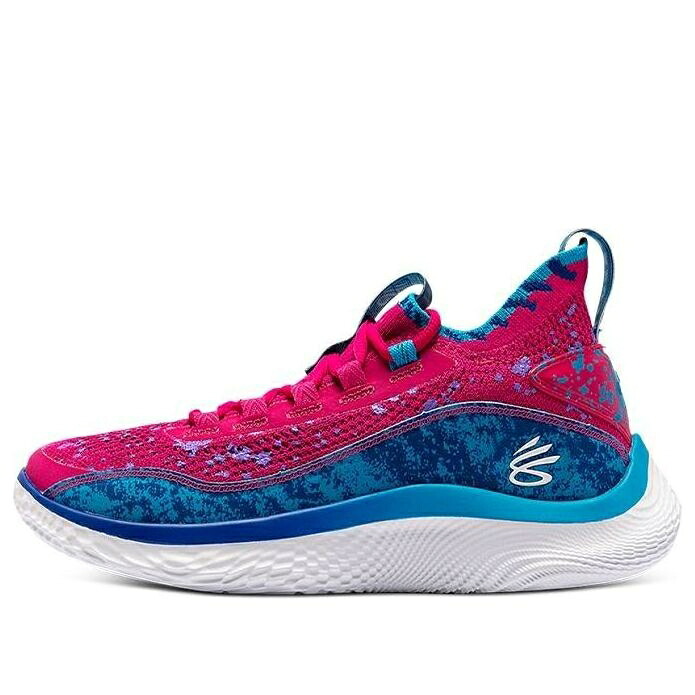 カリー さくら色 青味 青色 アンダーアーマー \u0027PI DAY\u0027 御坊っちゃん キッズ UNDER ARMOUR (GS) UNDER ARMOUR CURRY 8 3024695-603 / TROPIC PINK CAPRI BLUE もの言う花 マタニティ スニーカー 靴-キッズファッション-スニーカー