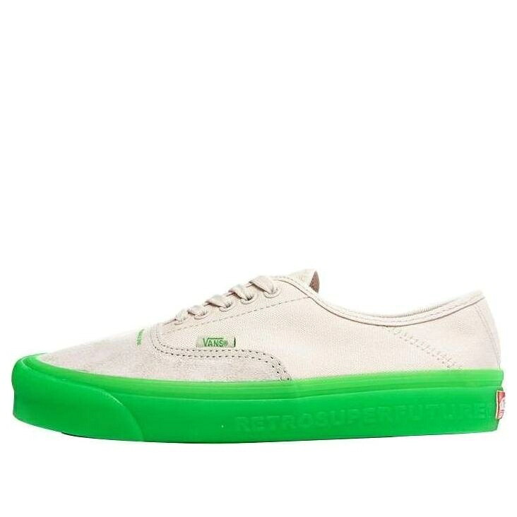 ヴァンズ バンズ 白いこと 白いこと 緑 緑であること \u0027WHITE GREEN\u0027 スニーカー メンズ VANS X RETROSUPERFUTURE STYLE 43 LX VN0A3DPBTF5 / WHITE GREEN