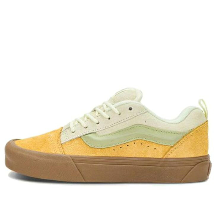 ヴァンズ バンズ 緑 グリーン 黄色 イエロー 'YELLOW GUM' スニーカー メンズ VANS KNU SKOOL GREEN VN0009QCCOP / GREEN YELLOW GUM