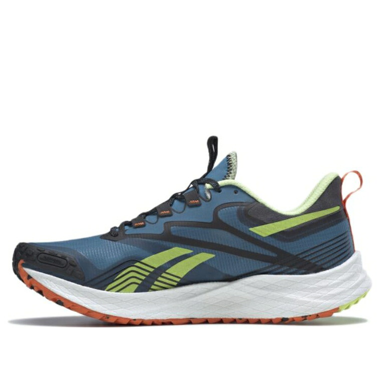 リーボック エナジー 青色 ブルー コア 黒色 ブラック 'STEELY NEON' スニーカー メンズ REEBOK FLOATRIDE ENERGY 4 ADVENTURE BLUE HR1765 / STEELY BLUE CORE BLACK ENERGY｜スニケス