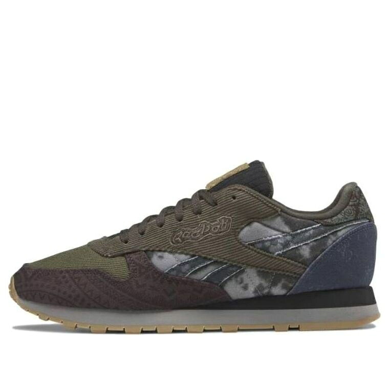 リーボック クラシック レザー 藍色 インディゴ 'RECREATIONAL ACTIVITIES' スニーカー メンズ REEBOK CLASSIC LEATHER IE4104 / GROUT LUSH EARTH SMOKY INDIGO