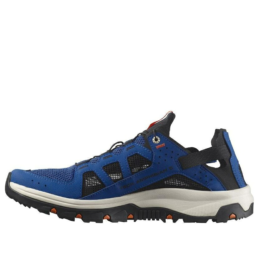 サロモン 青色 ブルー 黒色 ブラック 'BLUE BLACK' スニーカー メンズ SALOMON TECHAMPHIBIAN 5 472069 / BLUE BLACK|スニケス