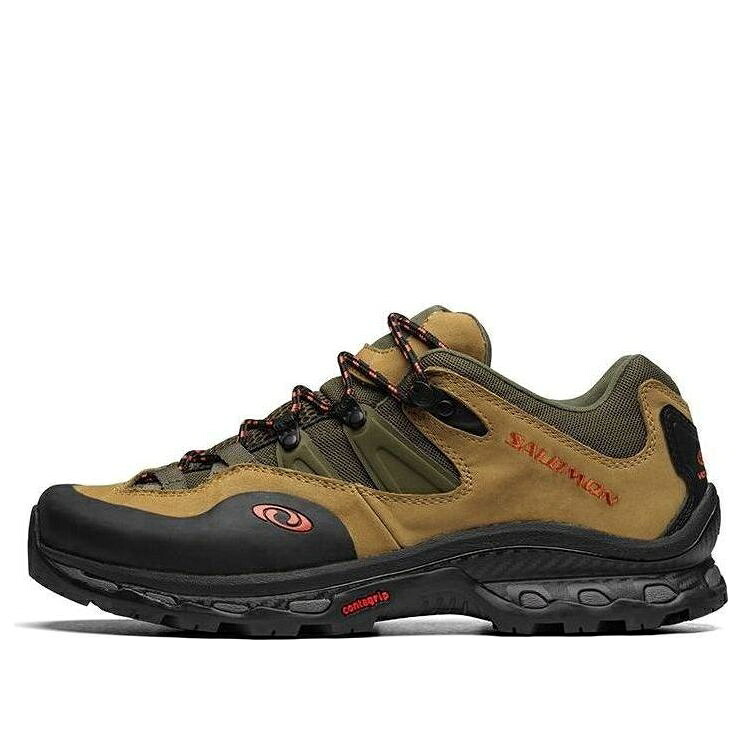 サロモン オリーブ ナイト 橙 オレンジ 'BROWN BLACK' スニーカー メンズ SALOMON X THE BROKEN ARM XT-QUEST 2 415521 / CUMIN OLIVE NIGHT MECCA ORANGE