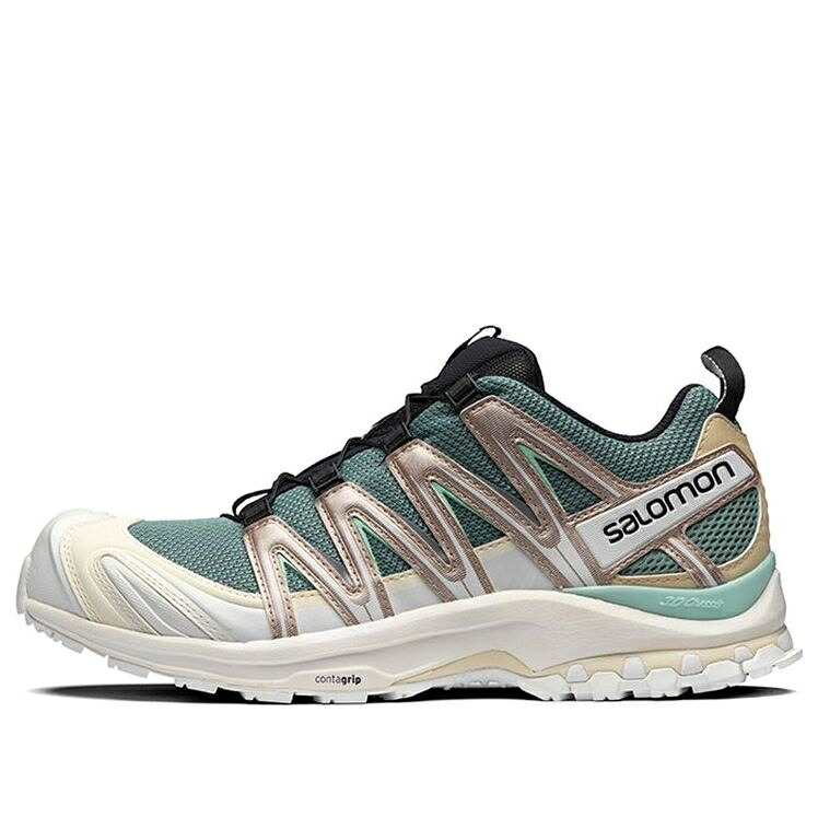 サロモン 労働者階級 緑 緑であること \u0027GREEN GREY\u0027 スニーカー メンズ SALOMON XA PRO 3D 413148 / GREEN