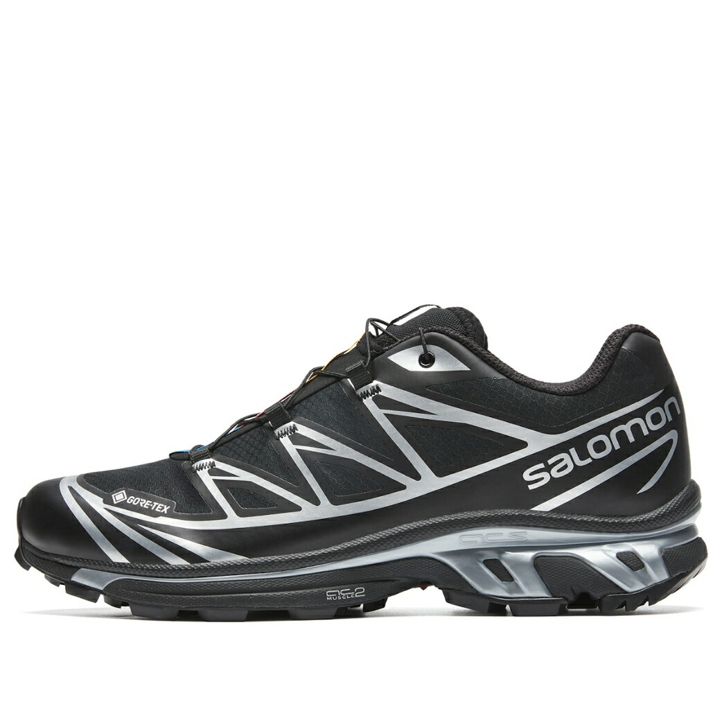 サロモン ゴアテックス 黒色 ブラック 銀色 シルバー 'BLACK SILVER' スニーカー メンズ SALOMON XT-6 GORE-TEX 474506 / BLACK SILVER