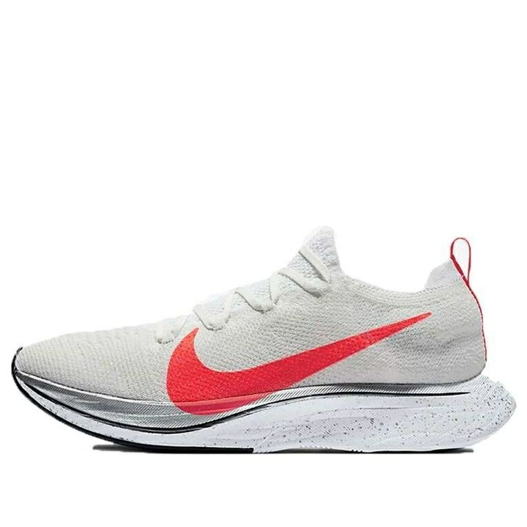ナイキ 飛球編み物 白いこと 白いこと 赤 赤いこと 4% \u0027EKIDEN\u0027 スニーカー メンズ NIKE ZOOMX VAPORFLY FLYKNIT AJ3857-160 / WHITE RED