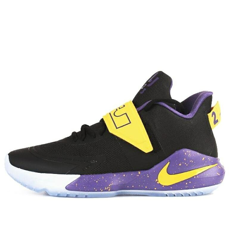 ナイキ 大使 黒いこと 黒いこと 活動の領域 紫 パープル \u0027LAKERS\u0027 スニーカー メンズ NIKE AMBASSADOR 12 BQ5436-003 / BLACK AMARILLO FIELD PURPLE