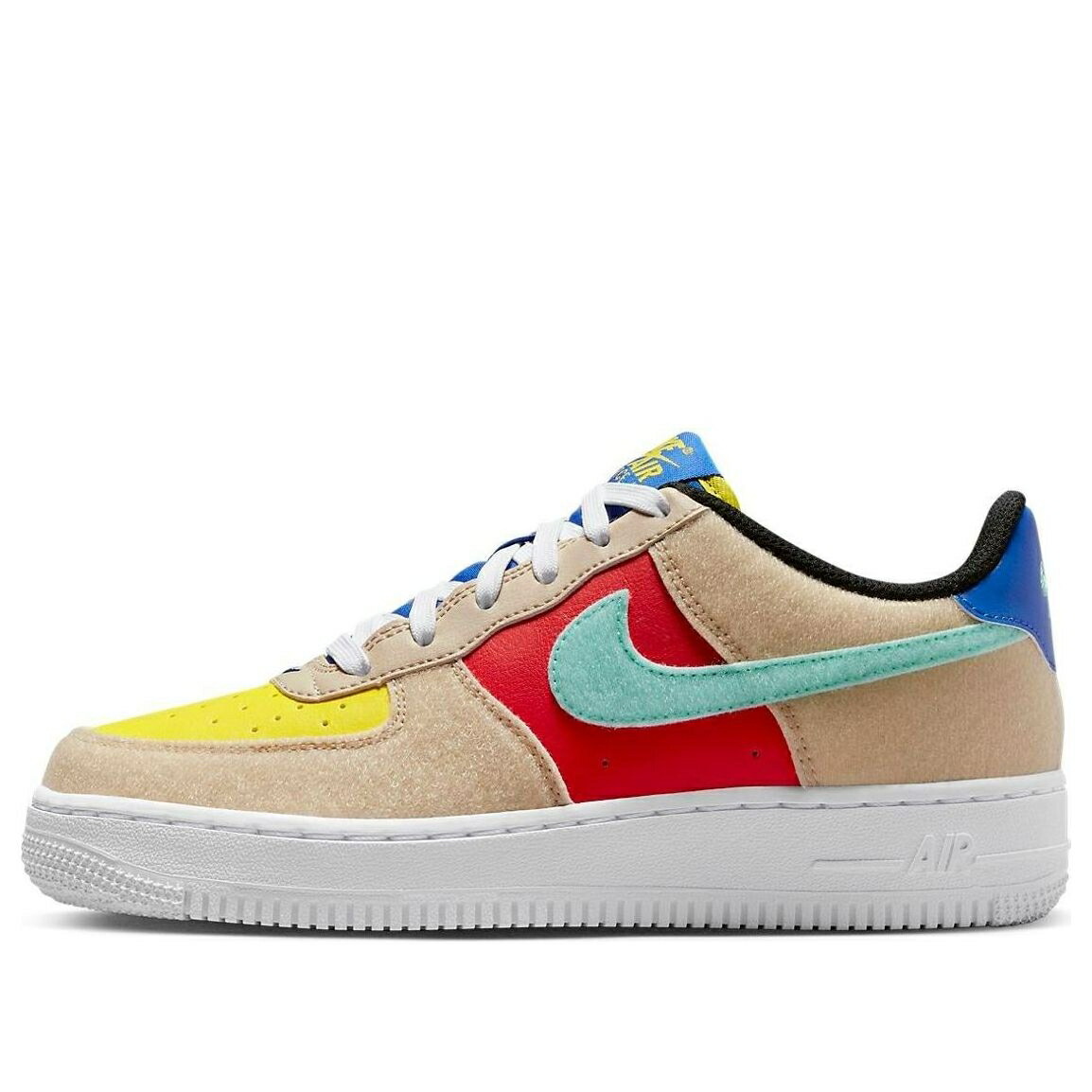 ナイキ 白いこと 白いこと 空軍 \u0027MULTICOLOR VELCRO\u0027 御坊っちゃん キッズ NIKE (GS) AIR FORCE 1 LOW \u0027MULTI-COLOR FN7818-100 / MULTI COLOR WHITE もの言う花 マタニティ スニーカー