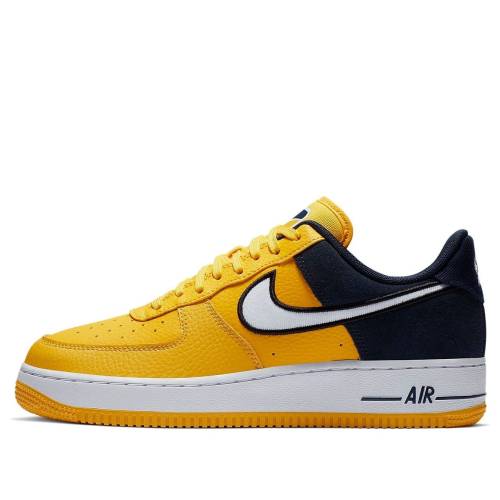ナイキ 青味 青味 黄味がかった 黄色 空軍 \u002707 \u0027AMARILLO OBSIDIAN\u0027 スニーカー メンズ NIKE AIR FORCE 1 LOW LV8 AO2439-700 / DARK BLUE YELLOW
