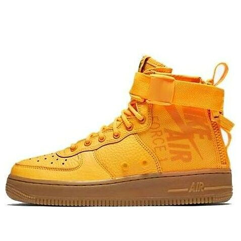 ナイキ ミッド 黄色 イエロー エアフォース 'OBJ' ジュニア キッズ NIKE (GS) SF AIR FORCE 1 MID AJ0424-800 / YELLOW ベビー マタニティ スニーカー｜スニケス