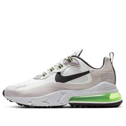 ナイキ マックス リアクト 灰色 グレー 白色 ホワイト エアマックス 'WHITE GREEN' スニーカー メンズ NIKE AIR MAX 270 REACT GREY ELECTRIC CI3866-100 / WHITE｜スニケス
