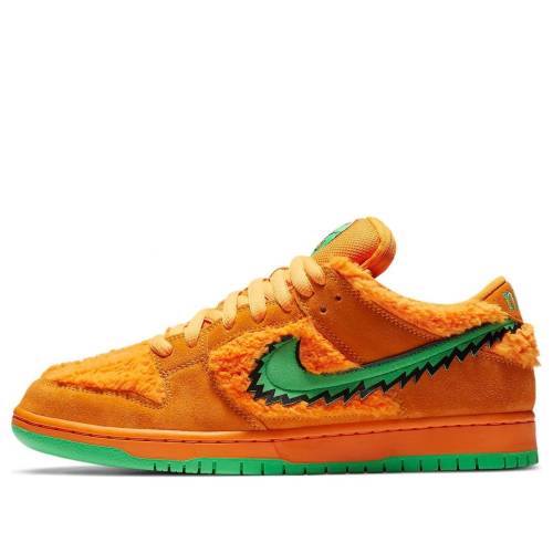 ナイキ エスビー ダンク ダンクロー 'ORANGE BEAR' スニーカー メンズ NIKE X GRATEFUL DEAD SB DUNK LOW CJ5378-800 / ORANGEGREEN｜スニケス