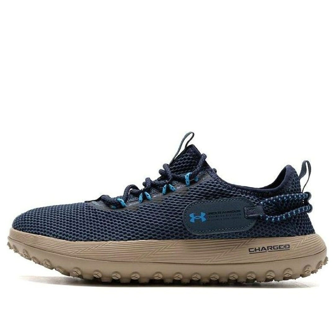 紺色 ネイビー 茶色 ブラウン アンダーアーマー 'NAVY BROWN' スニーカー メンズ UNDER ARMOUR UNDER ARMOUR FAT TIRE 3027562-101 / NAVY BROWN