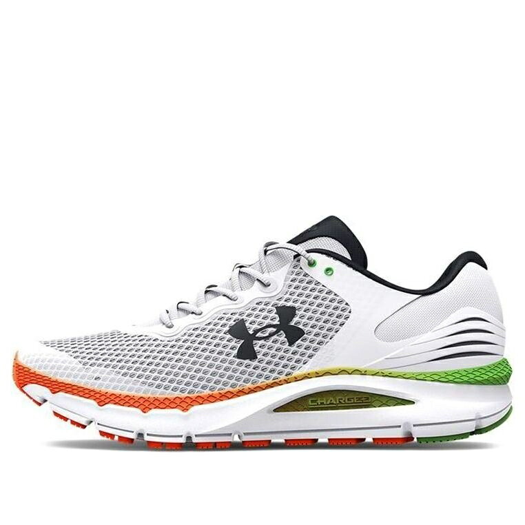 白いこと 白いこと 橙 オレンジ色 緑 緑であること アンダーアーマー \u0027WHITE\u0027 スニーカー メンズ UNDER ARMOUR UNDER ARMOUR CHARGED 3023549-108 / WHITE ORANGE GREEN スニーカー-靴