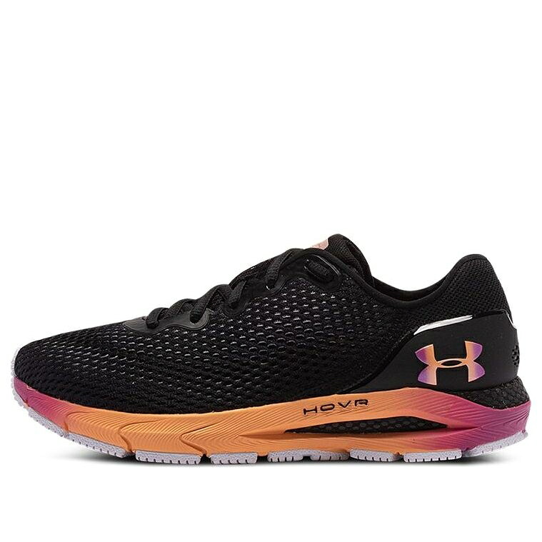 紫 パープル 黒色 ブラック 橙 オレンジ アンダーアーマー 'BLACK ORANGE' スニーカー レディース UNDER ARMOUR (WMNS) UNDER ARMOUR HOVR SONIC 4 CN PURPLE 3025224-001 / BLACK PURPLE ORANGE｜スニケス