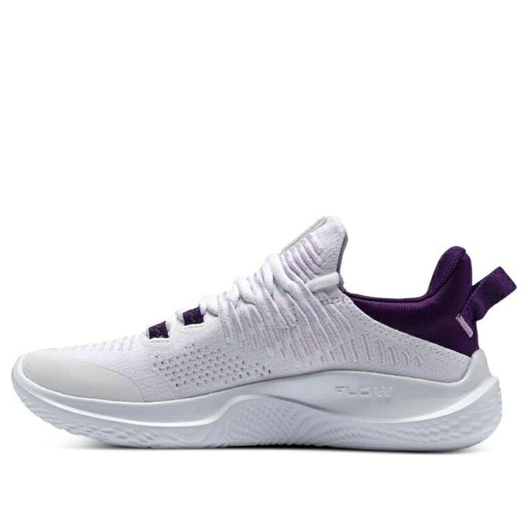 フローレス ダイナミック 白色 ホワイト 黒色 ブラック アンダーアーマー 'WHITE PURPLE' スニーカー レディース UNDER ARMOUR (WMNS) UNDER ARMOUR FLOW DYNAMIC INTELLIKNIT 3027284-100 / WHITE BLACK