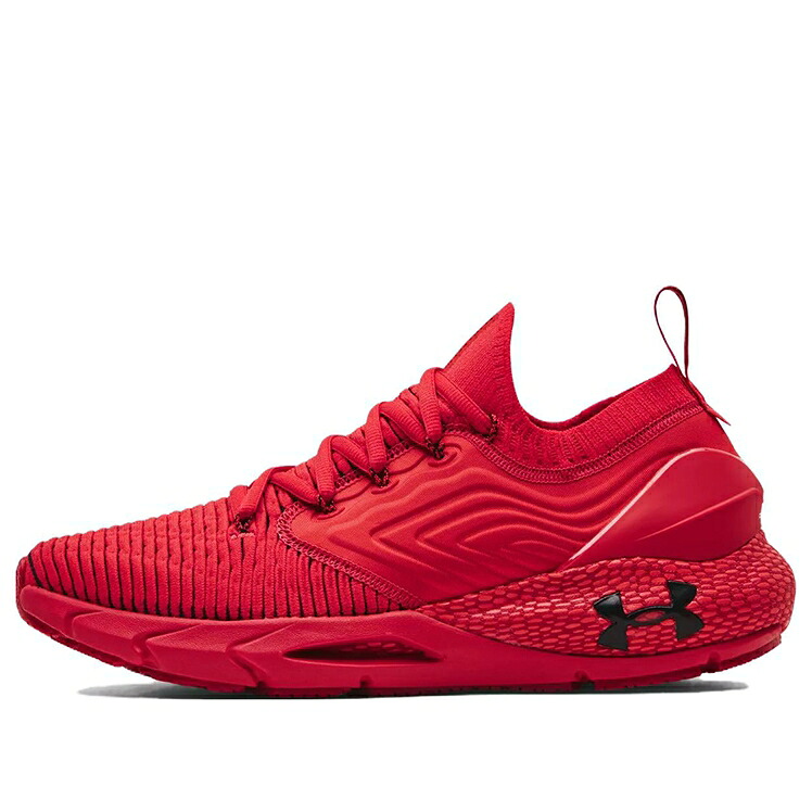 赤 レッド 黒色 ブラック アンダーアーマー 'RED' スニーカー メンズ UNDER ARMOUR UNDER ARMOUR HOVR PHANTOM 2 INKNT 3024154-607 / RED BLACK｜スニケス