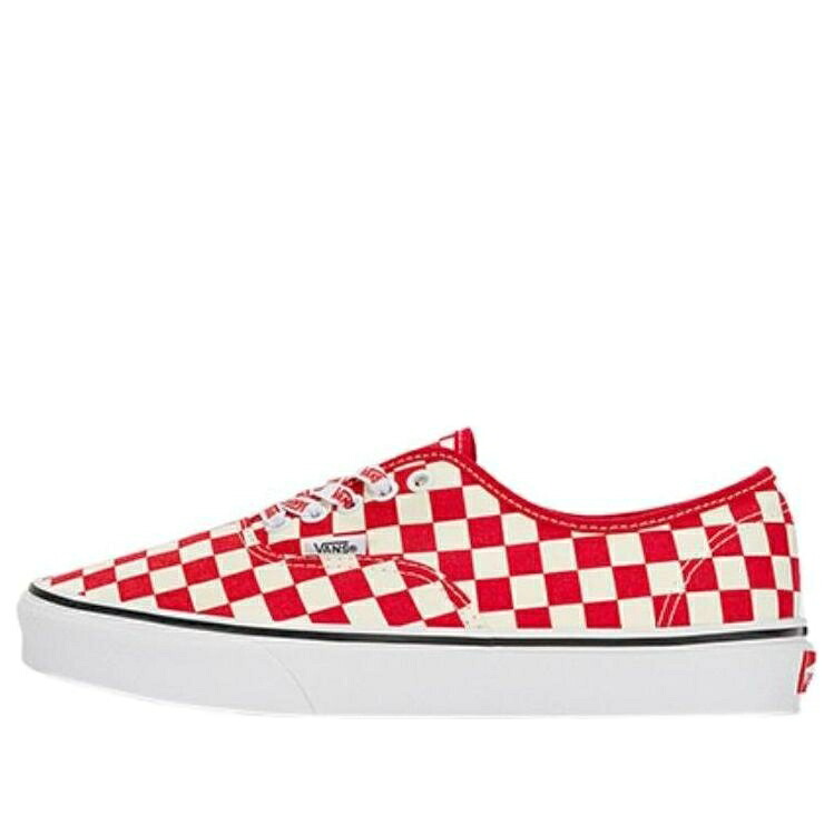 ヴァンズ バンズ オーセンティック 赤 赤いこと \u0027RED\u0027 スニーカー メンズ VANS AUTHENTIC CHECK RACING VN0009PVIZQ / RED